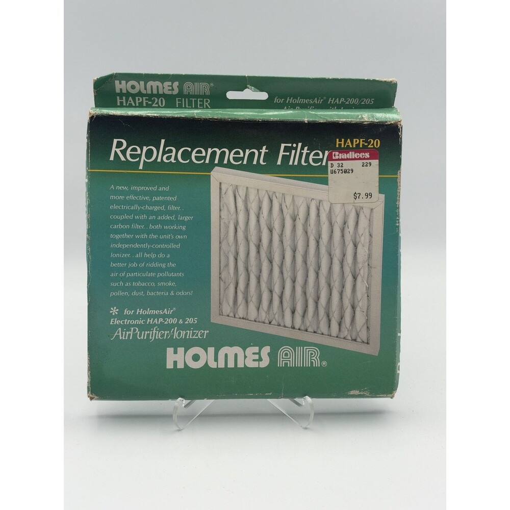 Vintage Holmes Air Replacement Filter HAPF-20 Pleated Carbon USA Air Purifier